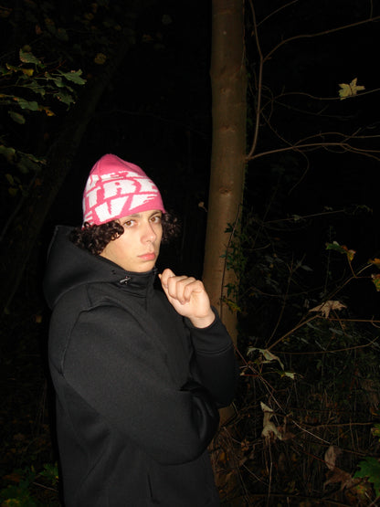 VIVEZ VOTRE RÊVE BEANIE ( PINK )