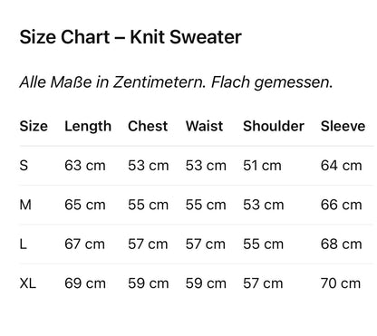 POLAR BLUE KNIT SWEATER