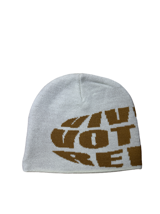 VIVEZ VOTRE RÊVE BEANIE ( CRÈME )