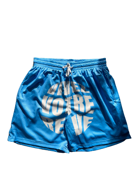 VIVEZ Votre Rêve Shorts (Baby Blue)